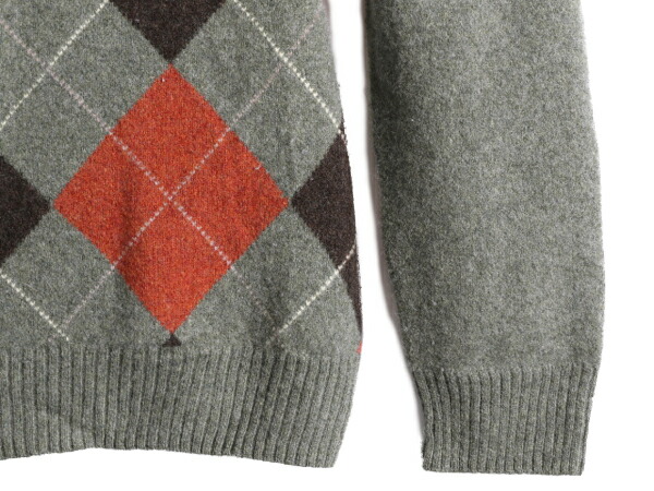 楽天市場】ブルックスブラザーズ アーガイル ラム ウール ニット