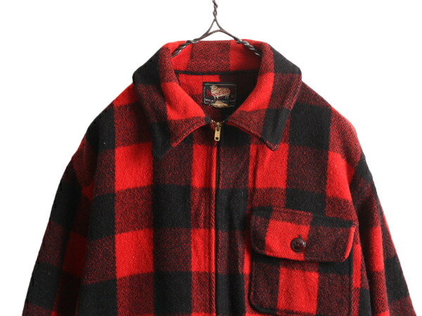 楽天市場】60s USA製 ウールリッチ フルジップ スポーツ ジャケット