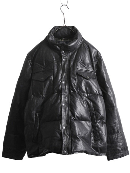 楽天市場】90s ☆ ポロ ラルフローレン 本革 レザー ダウン ジャケット