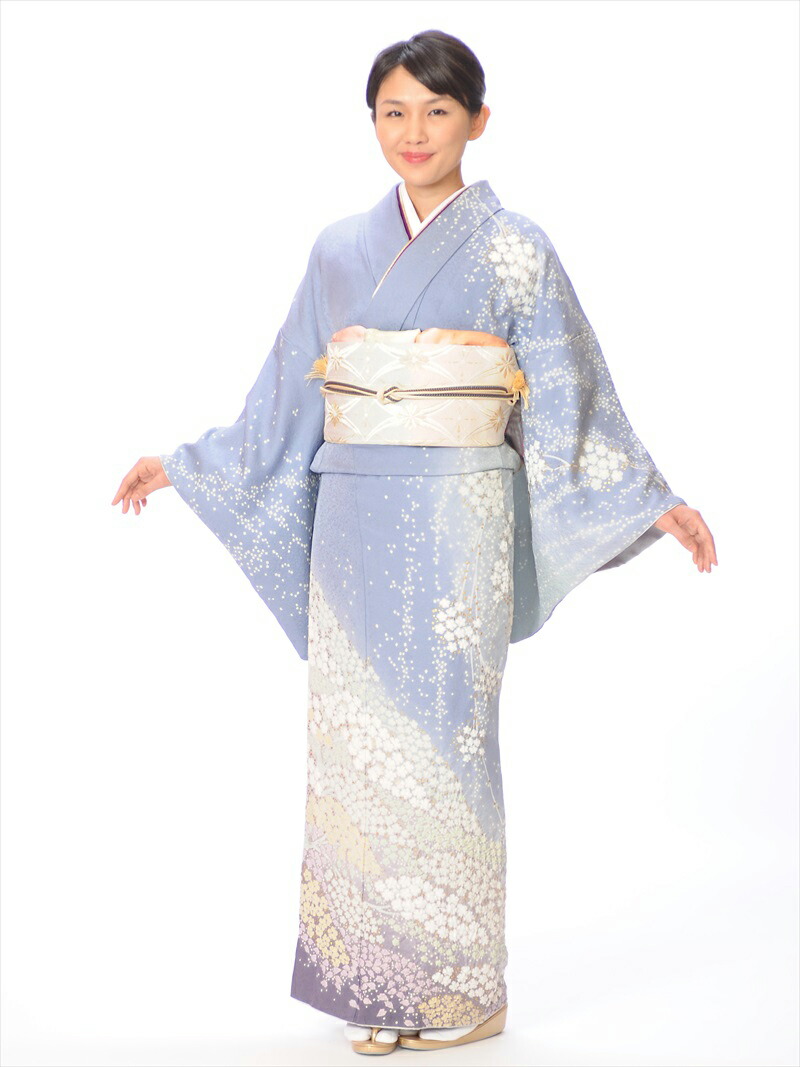 十日町友禅の名門「滝泰」謹製翡翠色の美しい辻ヶ花訪問着