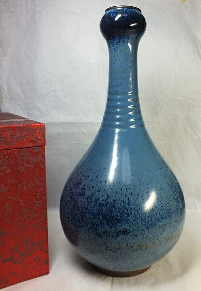 楽天市場】□龍香堂□☆【中国骨董品】均窯（きんよう）細首花瓶