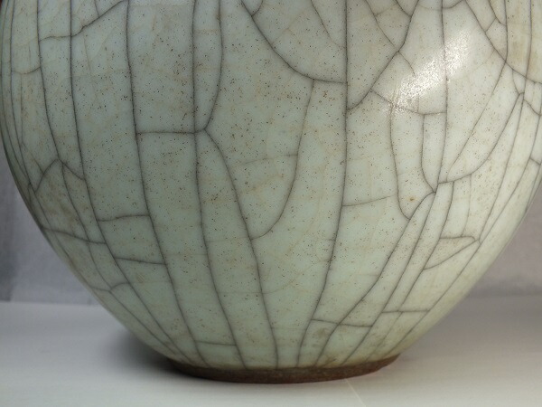 楽天市場】□龍香堂□☆【中国骨董品】哥窯（かよう）「細首花瓶