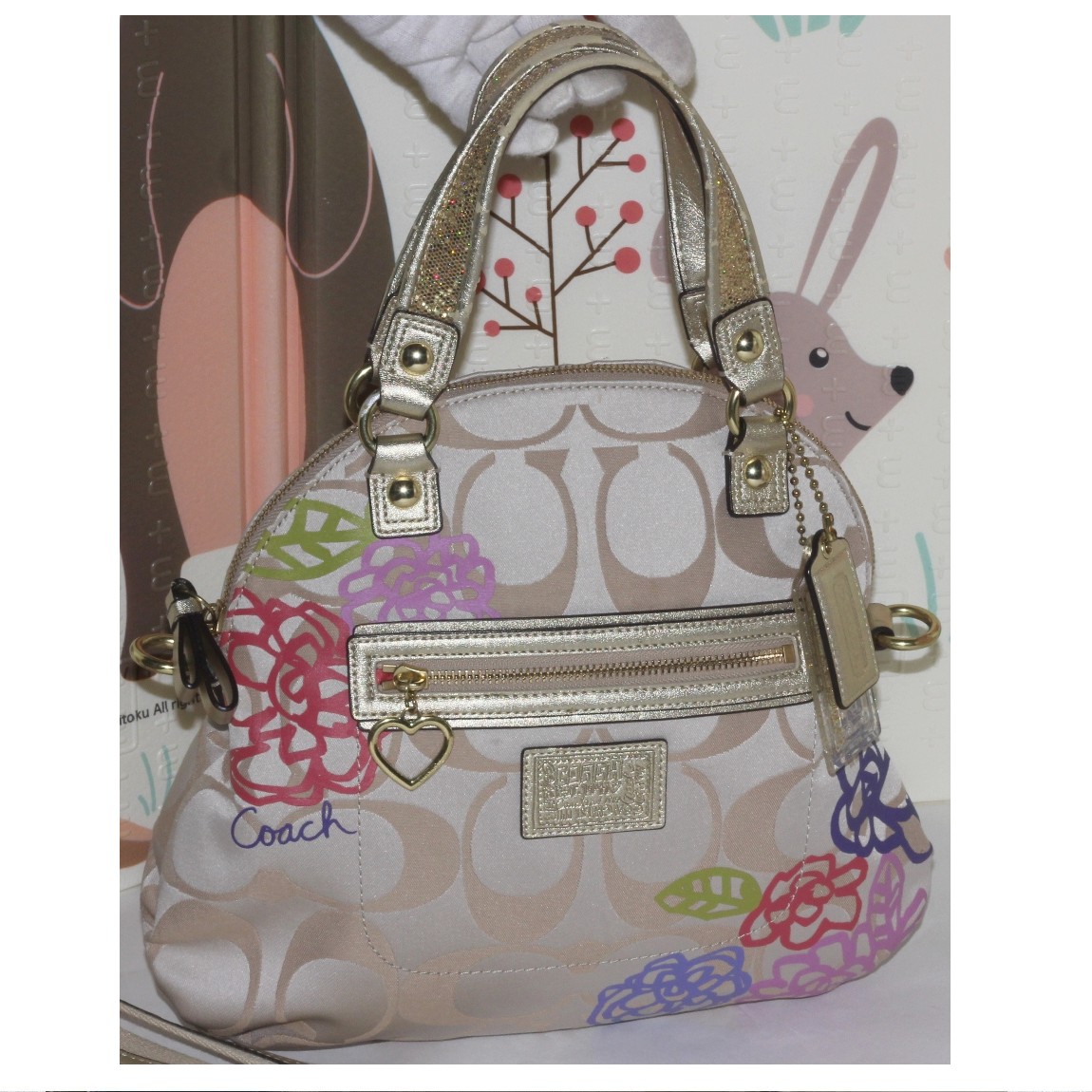 楽天市場】コーチ シグネチャー（柄花・植物）（トートバッグ