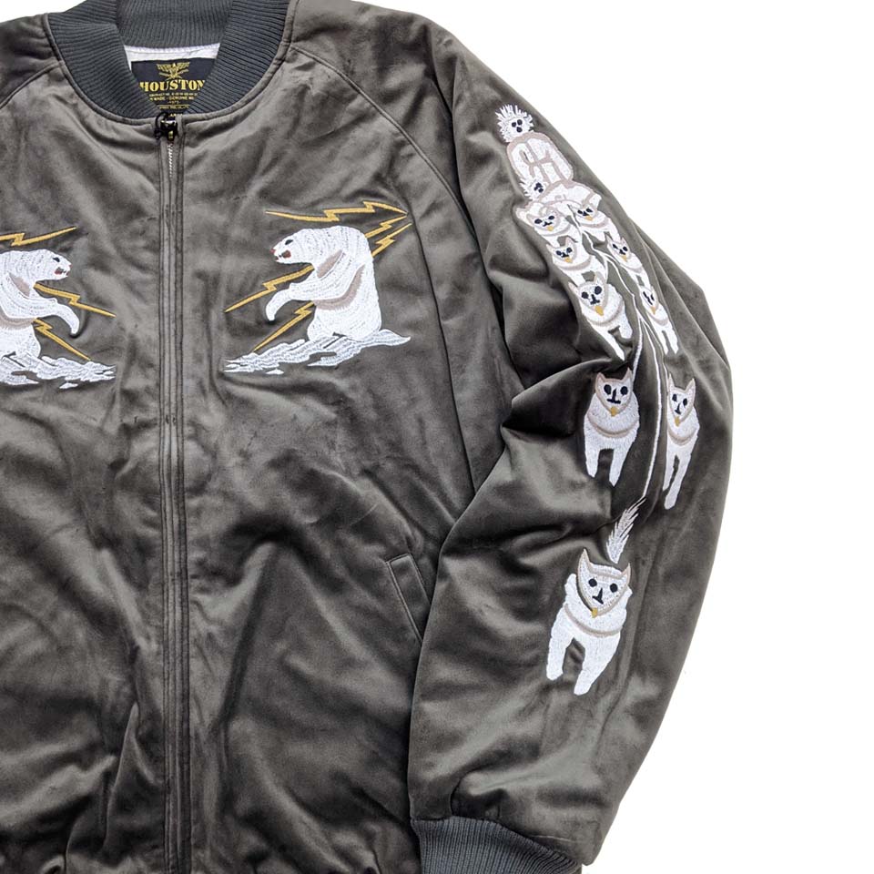 楽天市場】HOUSTON ジャケット メンズ スカジャン 別珍 アラスカ