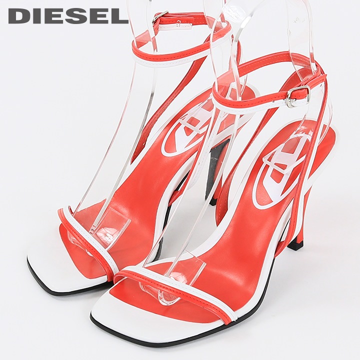 楽天市場】☆DIESEL ディーゼル レディース☆本革 オーバルDロゴ