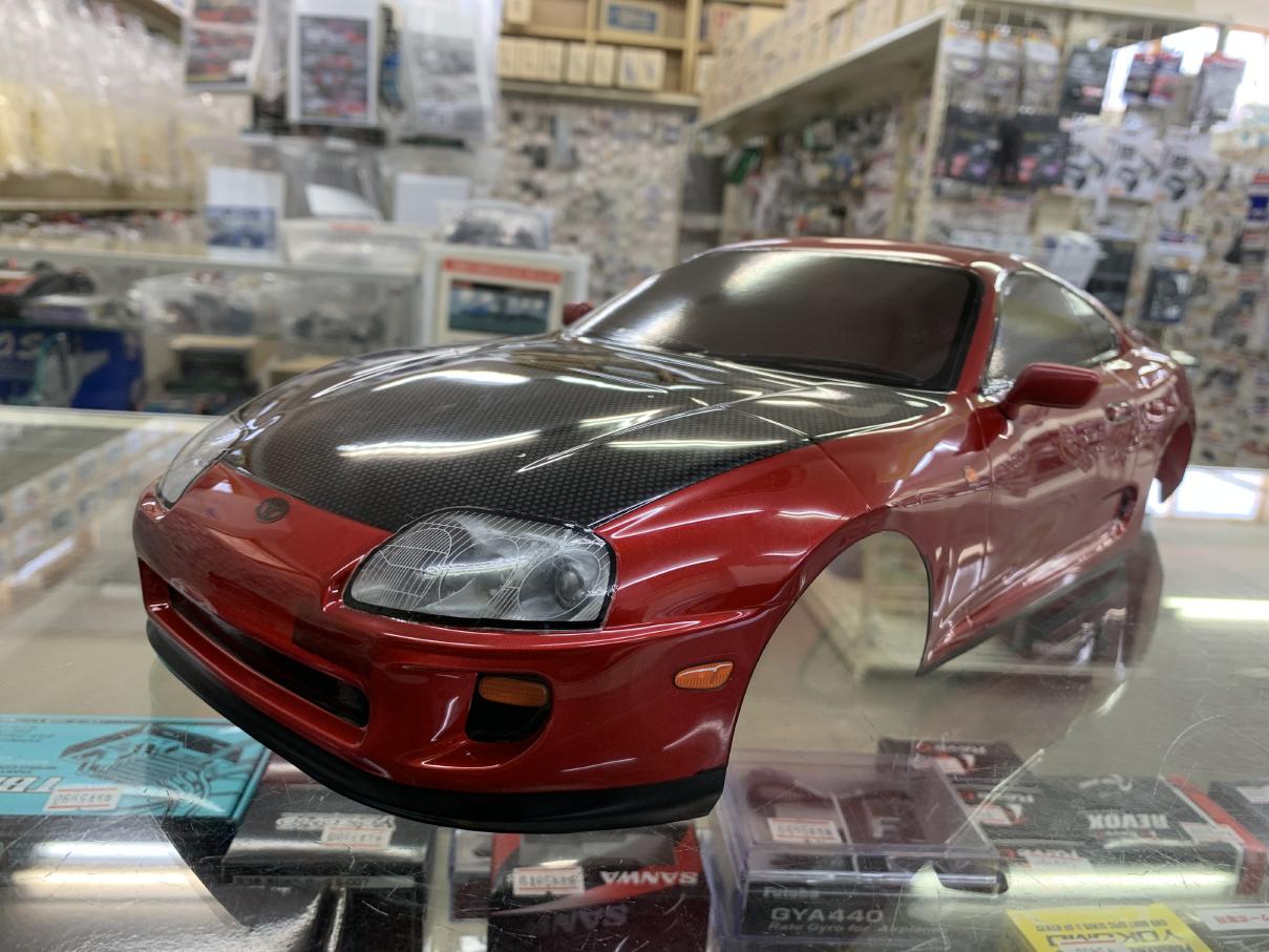 楽天市場】タミヤ 1/10 トヨタ A80 スープラ カーボン調ボンネット