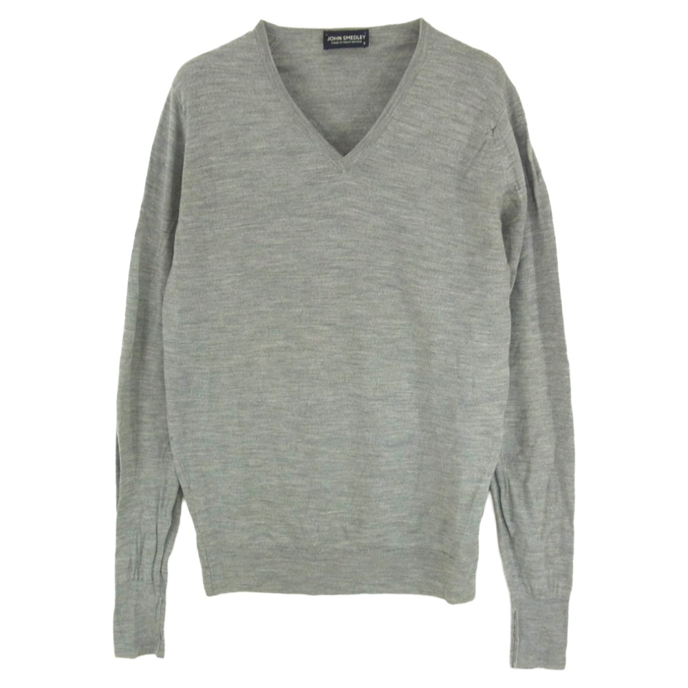 楽天市場】ジョンスメドレー Vネック（カラーグレー）（ニット