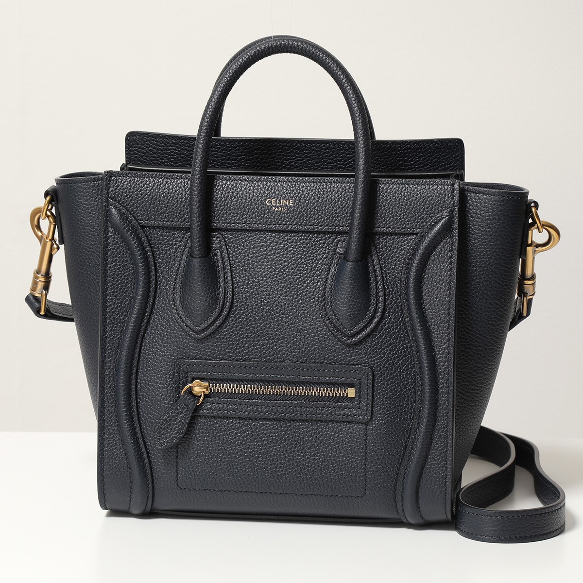 楽天市場】CELINE セリーヌ 189243DRU.07OC Nano ラゲージ ナノ レザー