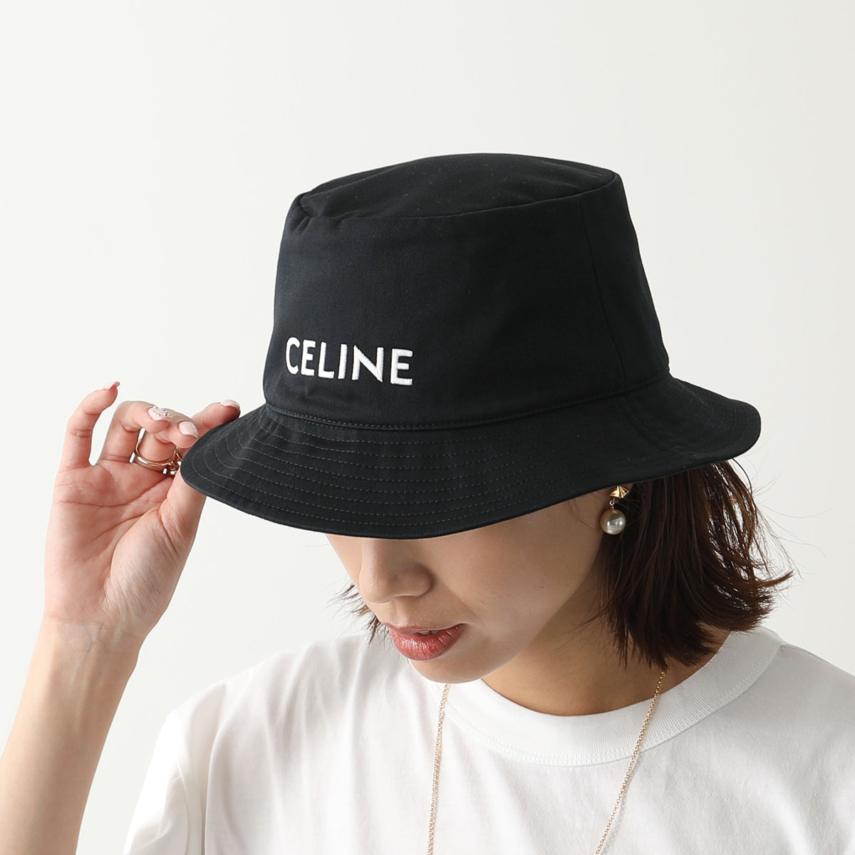 楽天市場】CELINE セリーヌ バケットハット 2AUO4968P.38UB レディース