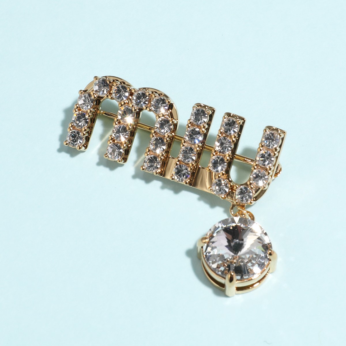 楽天市場】MIUMIU ミュウミュウ ブローチ 5JS116 2DNC レディース ピン