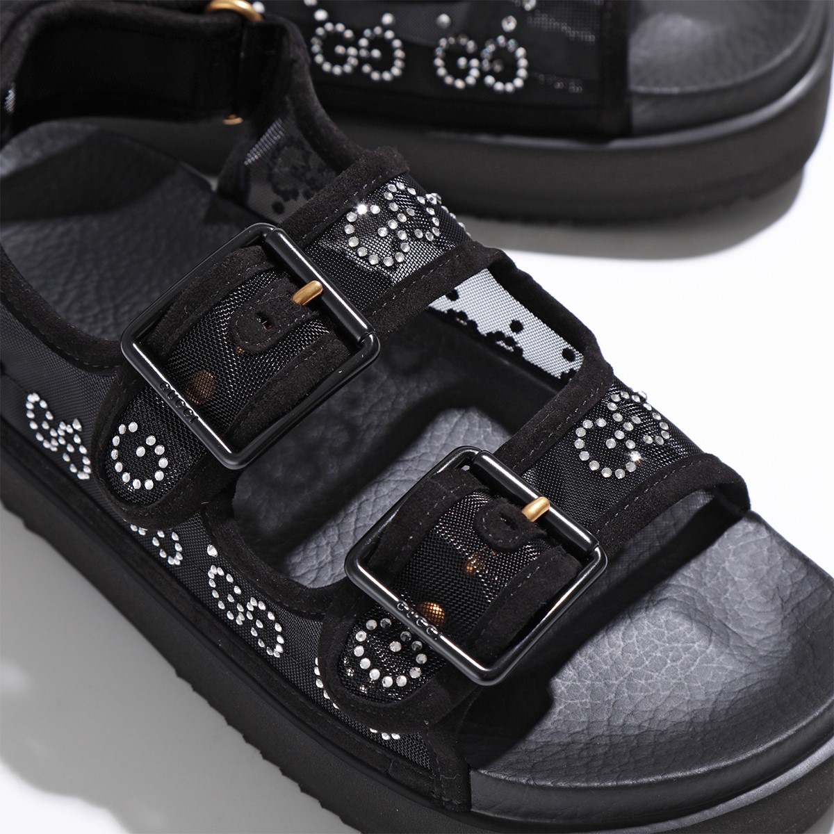 楽天市場】GUCCI グッチ サンダル 701158 F13A0 レディース クリスタル