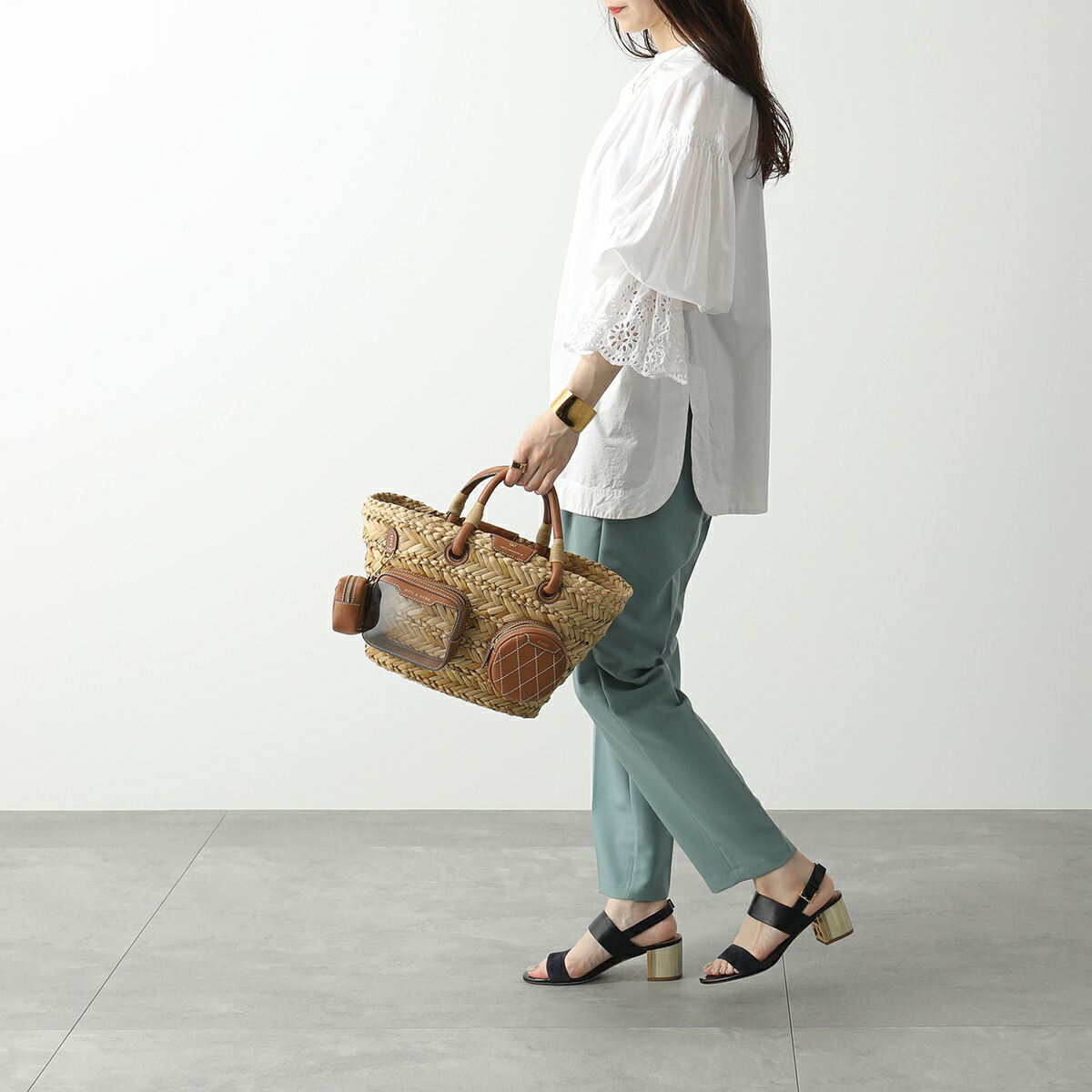 楽天市場】ANYA HINDMARCH アニヤハインドマーチ かごバッグ Multi