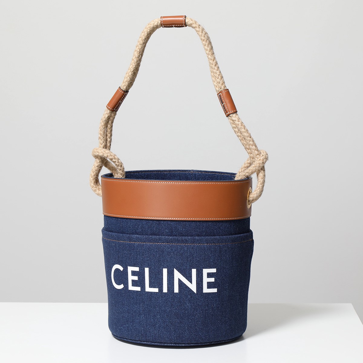 楽天市場】CELINE セリーヌ バケットバッグ Seau Corde 196272DJD.07AT