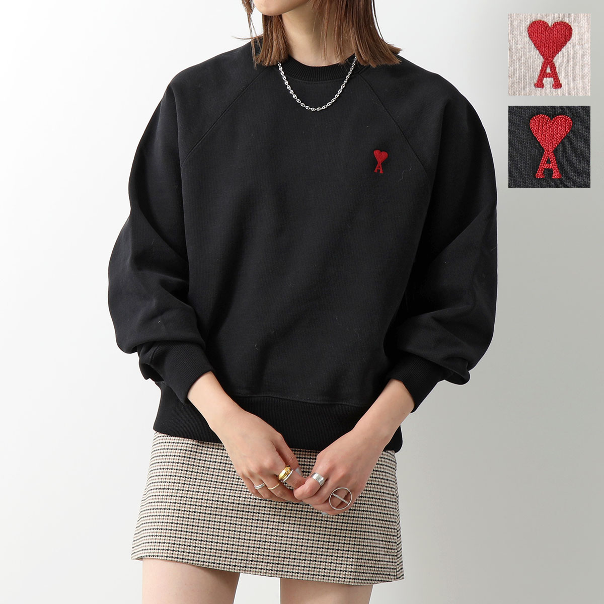 楽天市場】ami paris アミパリス トレーナー BFUSW005.747 レディース