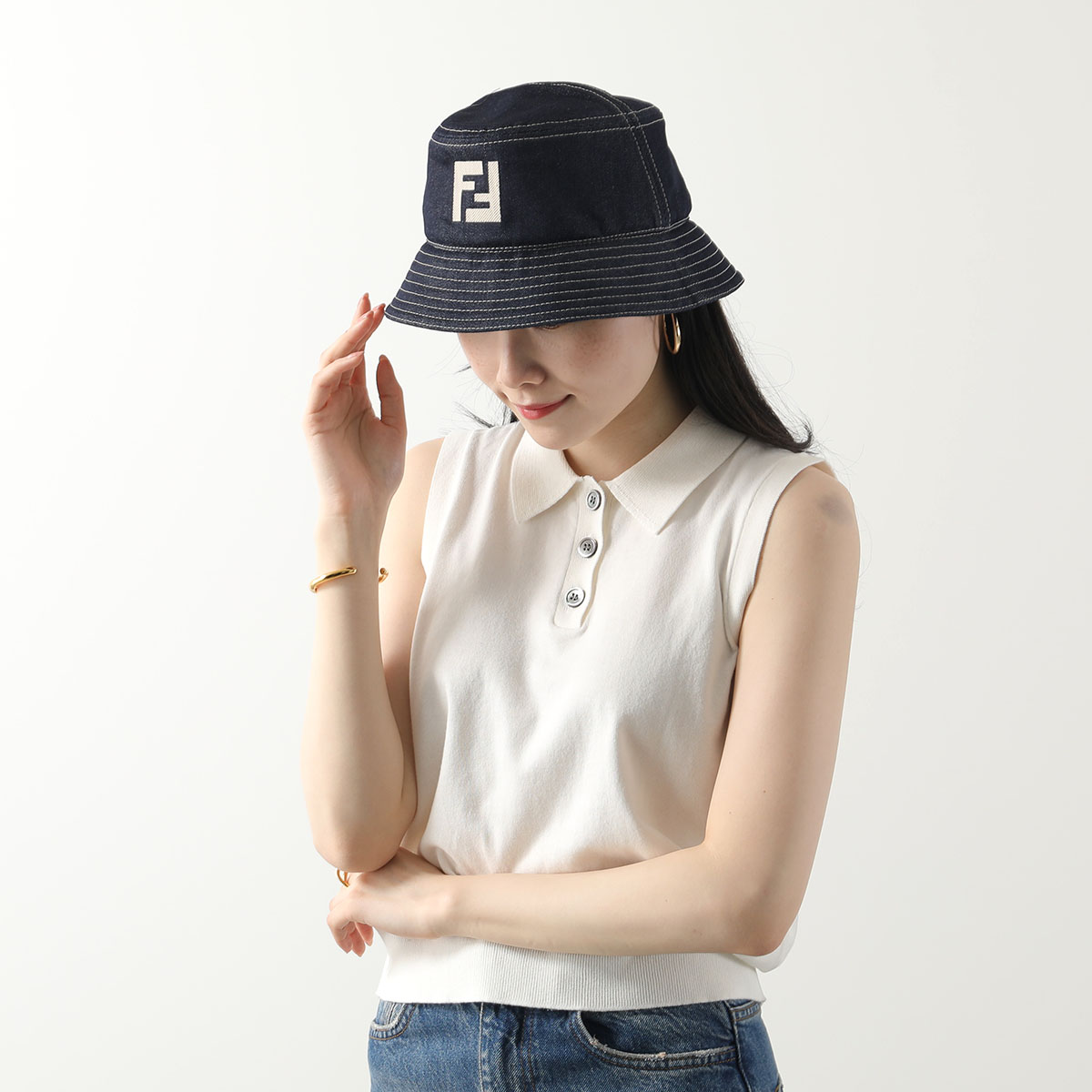 楽天市場】FENDI フェンディ バケットハット FXQ958 ARR1 メンズ