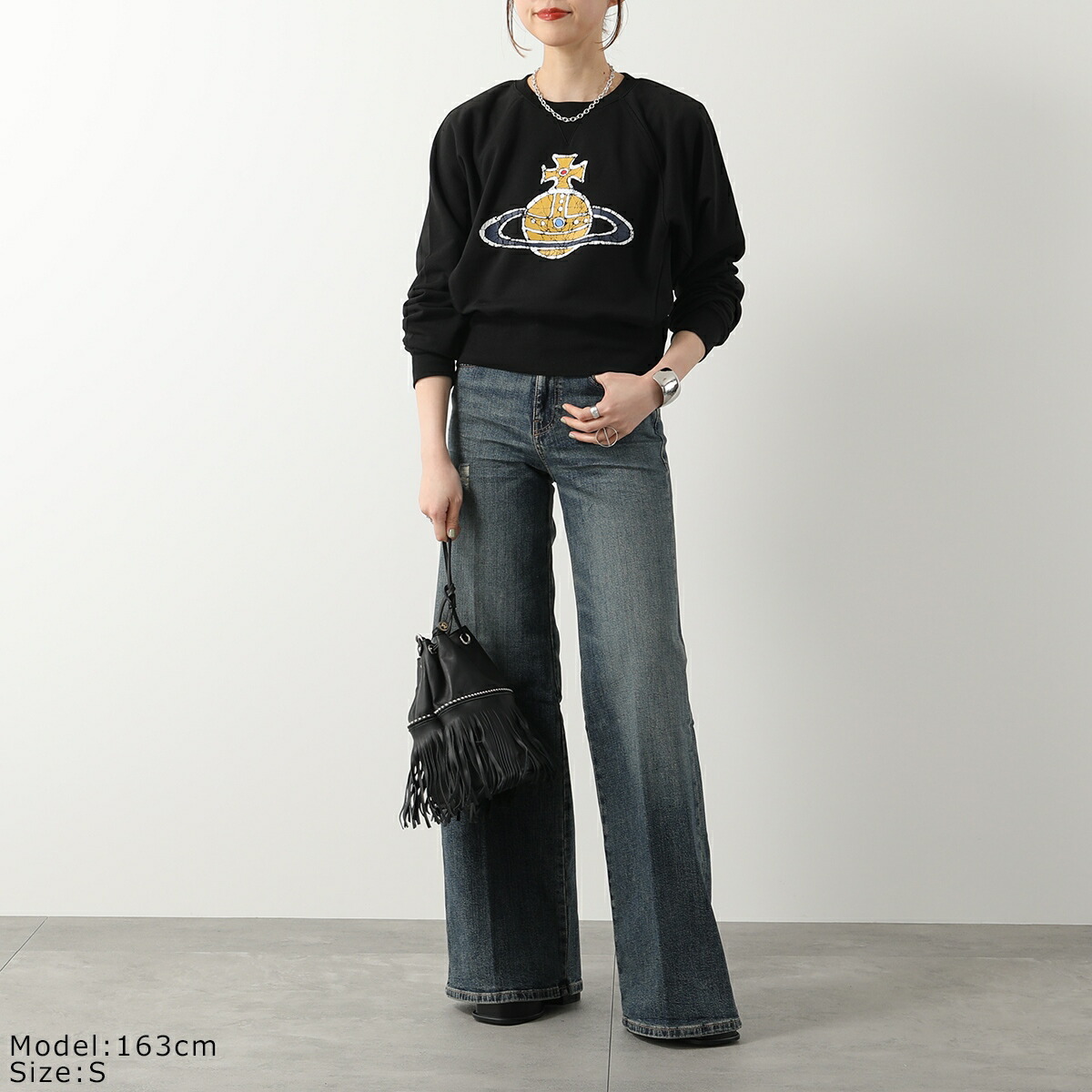 ヴィヴィアンウエストウッド レオパード ビッグオーブ スゥエット