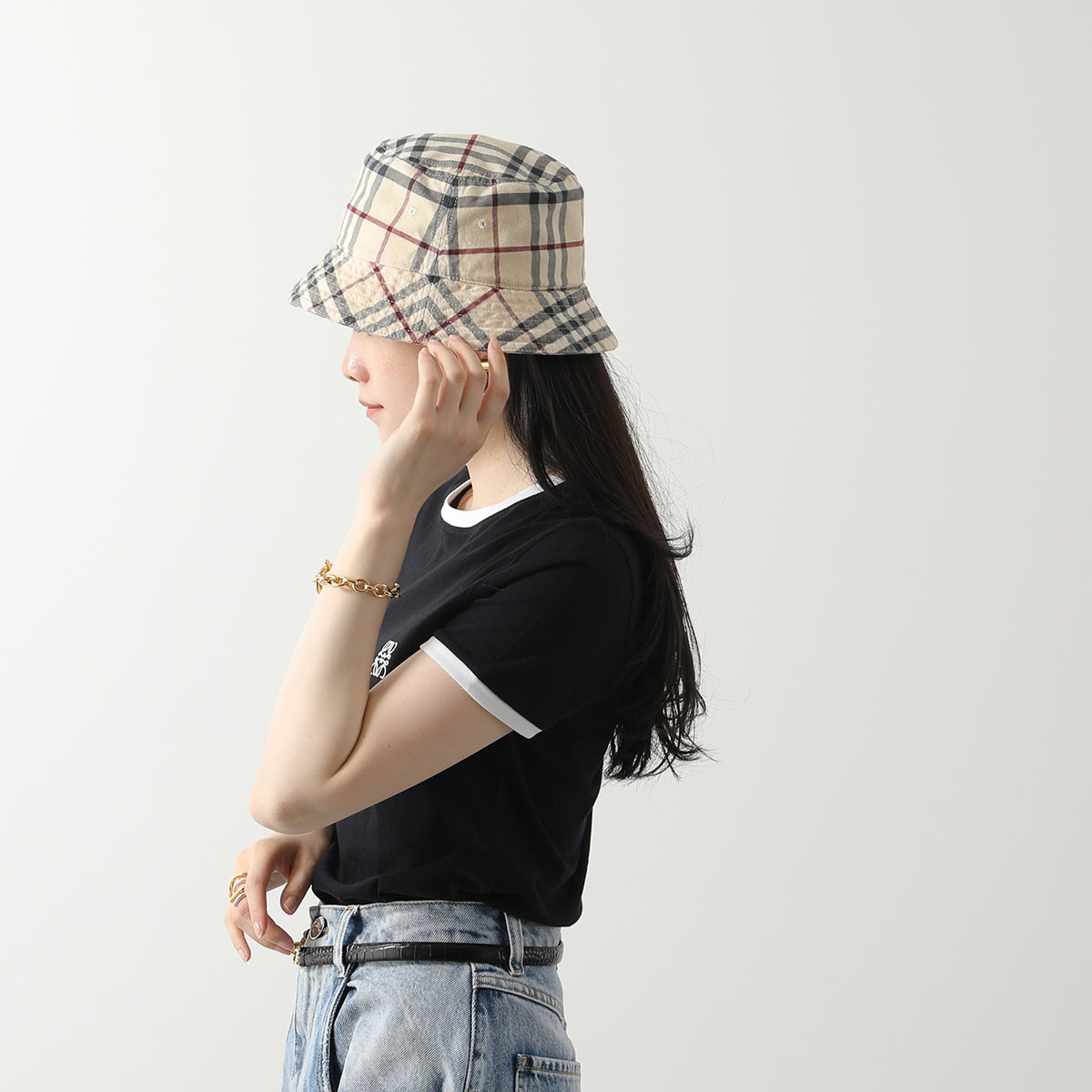 楽天市場】BURBERRY バーバリー バケットハット MH CLASSIC BUCKET