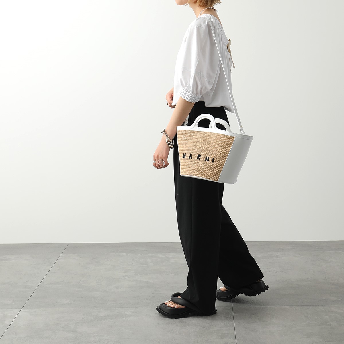 楽天市場】MARNI マルニ かごバッグ TROPICALIA SMALL トロピカリア