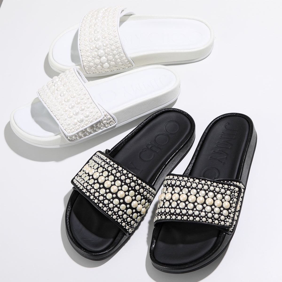 楽天市場】Jimmy Choo ジミーチュウ スライド サンダル FITZ/F ZWY