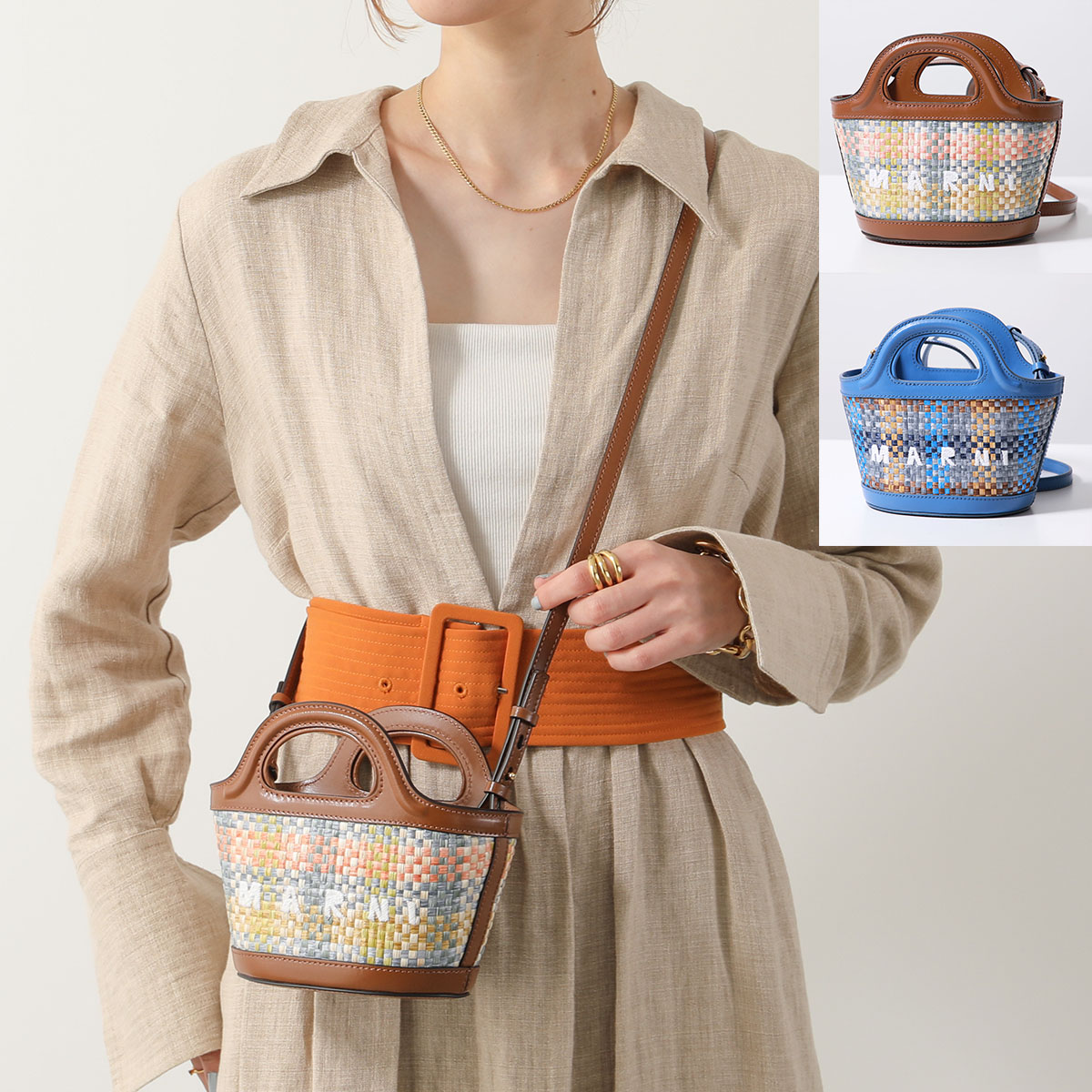 楽天市場】MARNI マルニ かごバッグ TROPICALIA MICRO トロピカリア