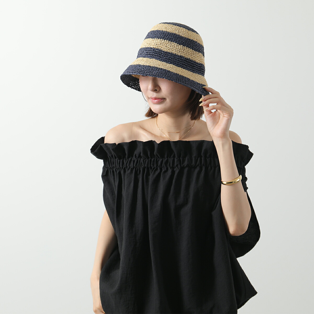 楽天市場】MIUMIU ミュウミュウ バケットハット 5HC305 2F6E