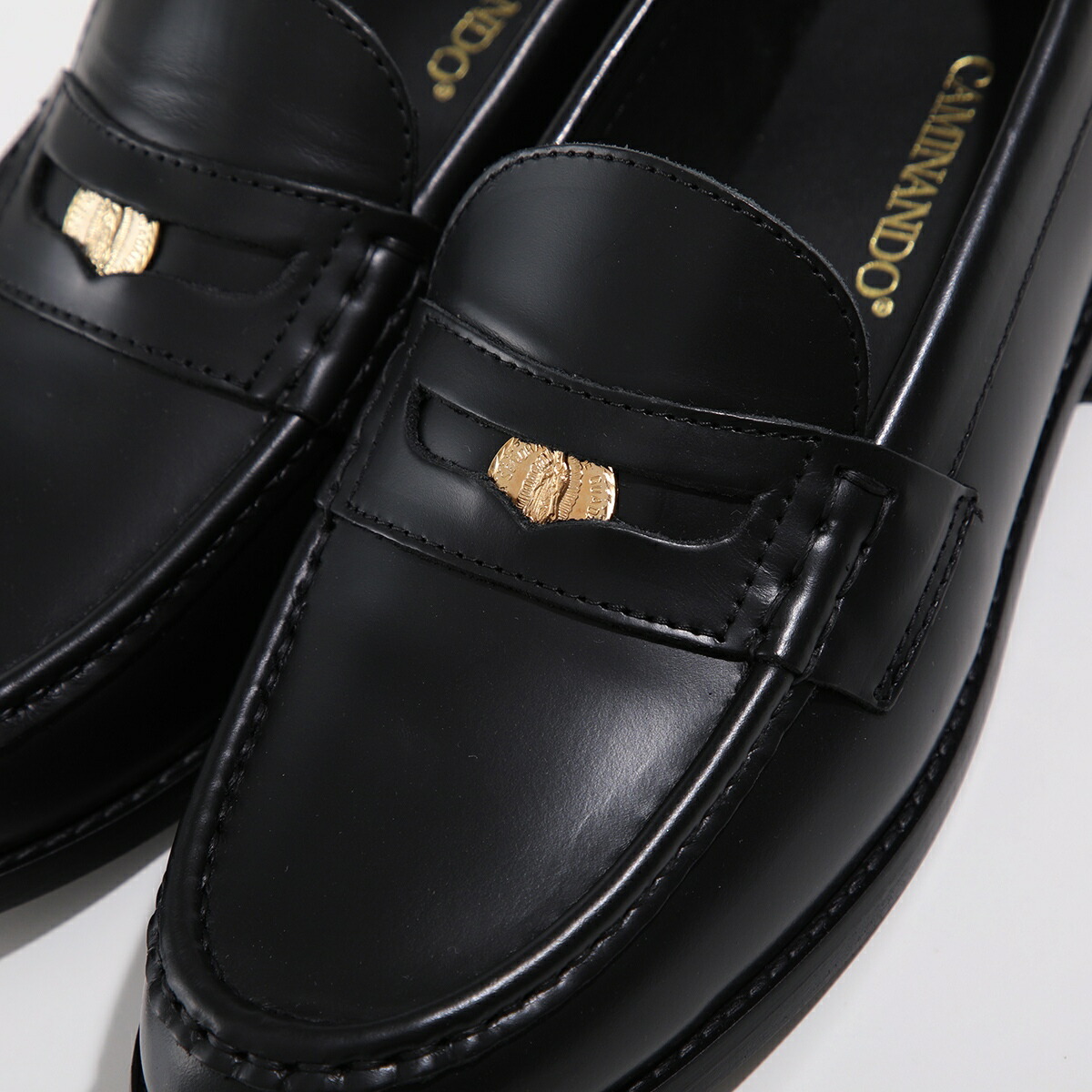 楽天市場】CAMINANDO カミナンド ローファー ALMOND TOE PENNY LOAFERS