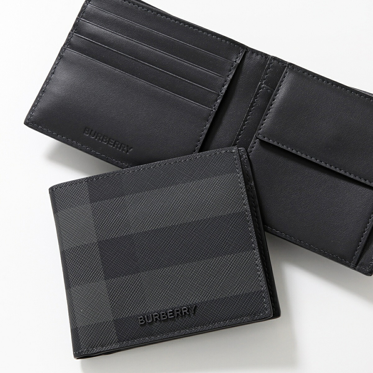 楽天市場】BURBERRY バーバリー 二つ折り財布 MS CC BILL COIN BRT