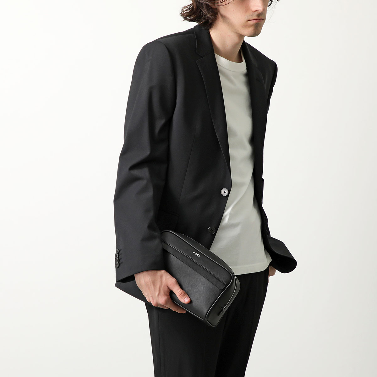 楽天市場】HUGO BOSS BLACK ヒューゴボス クラッチバッグ ZAIR_WASHBAG