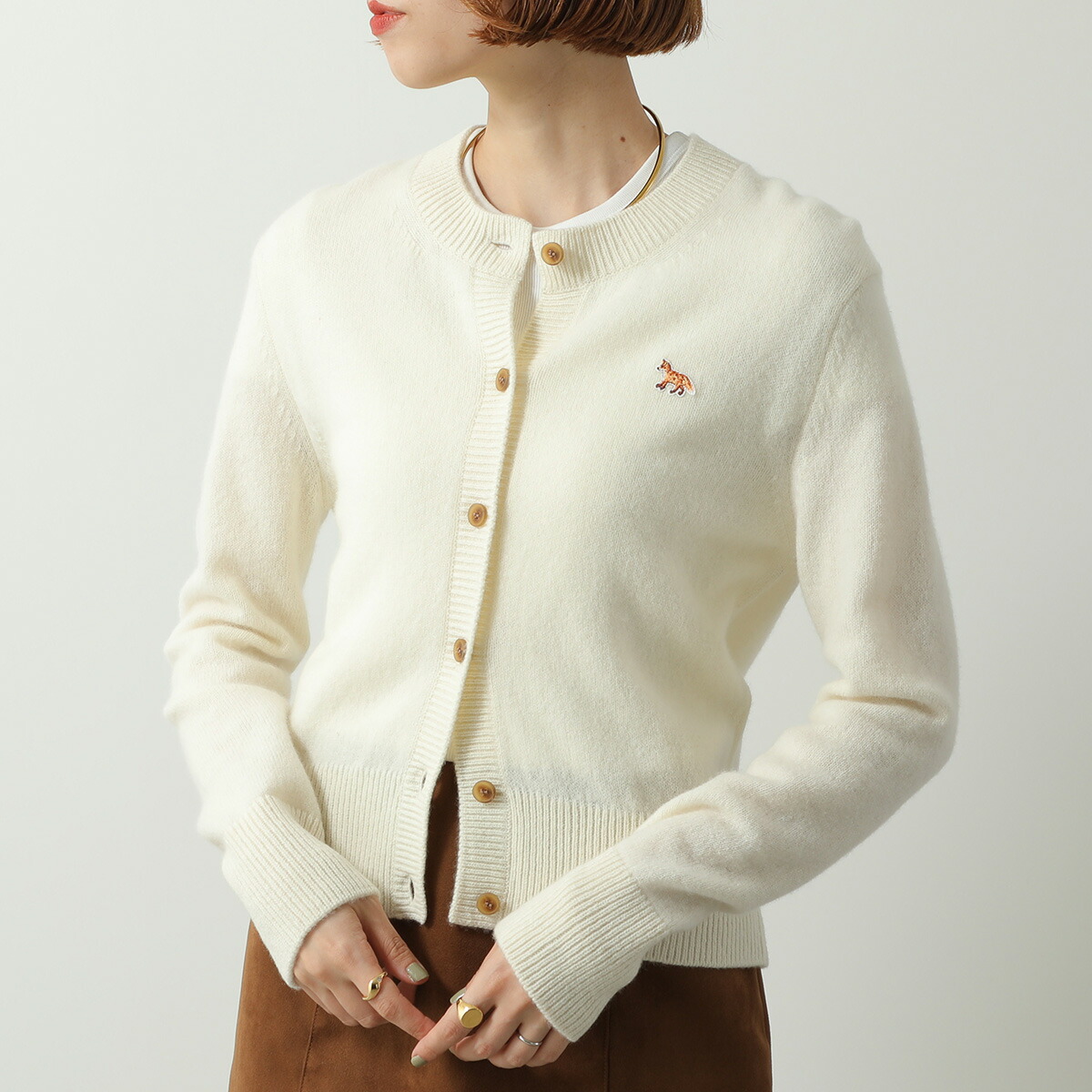 楽天市場】MAISON KITSUNE メゾンキツネ カーディガン PW00506KT1006