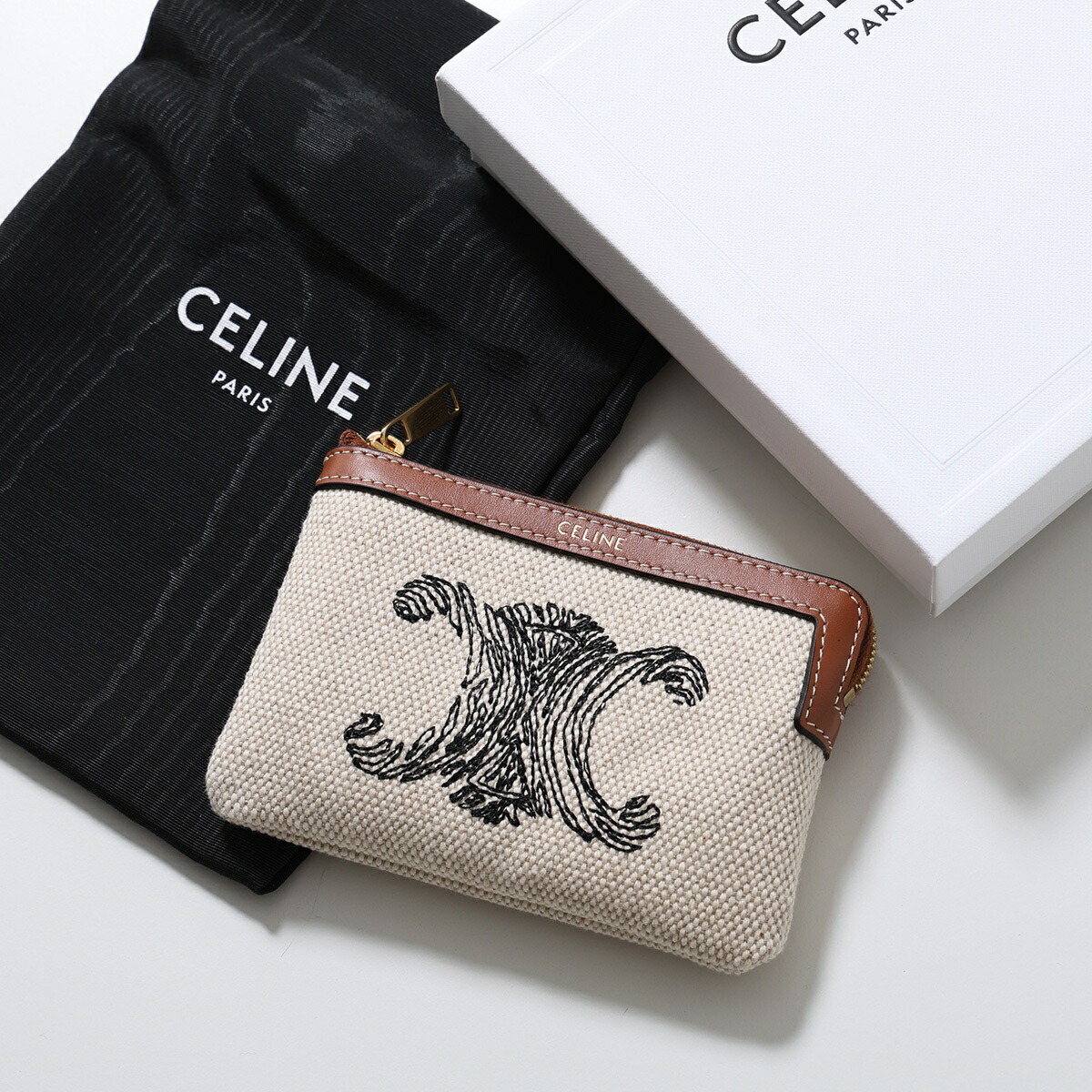 楽天市場】CELINE セリーヌ コインケース COIN PURSE 10C662GSI.02NT