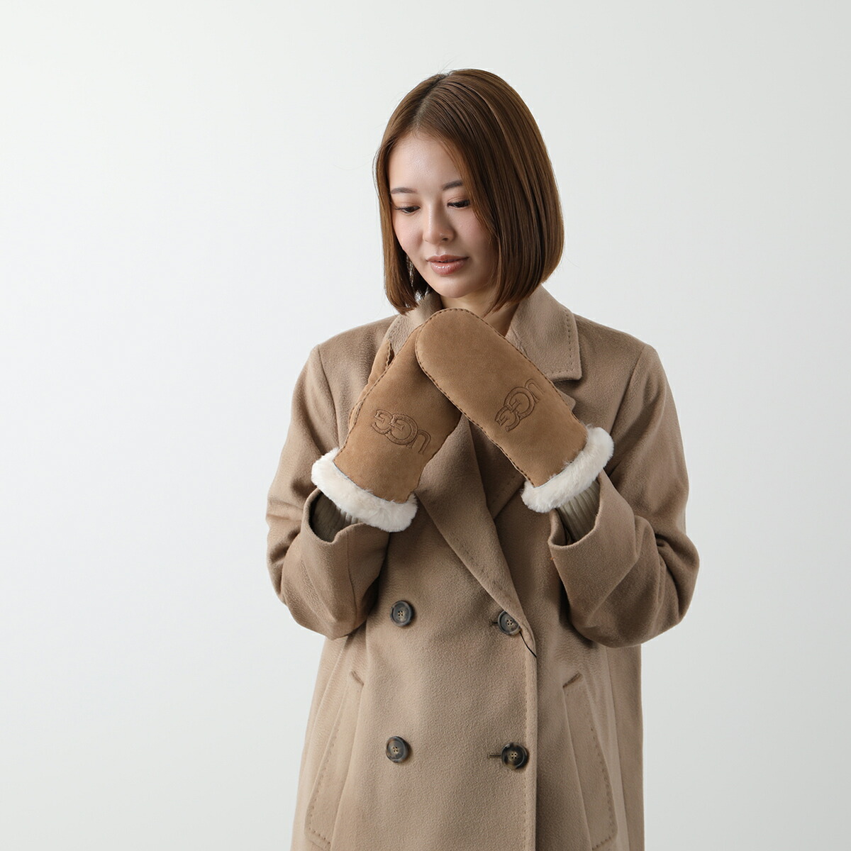 楽天市場】UGG アグ グローブ EMBROIDER MITTEN エンブロイダー ミトン