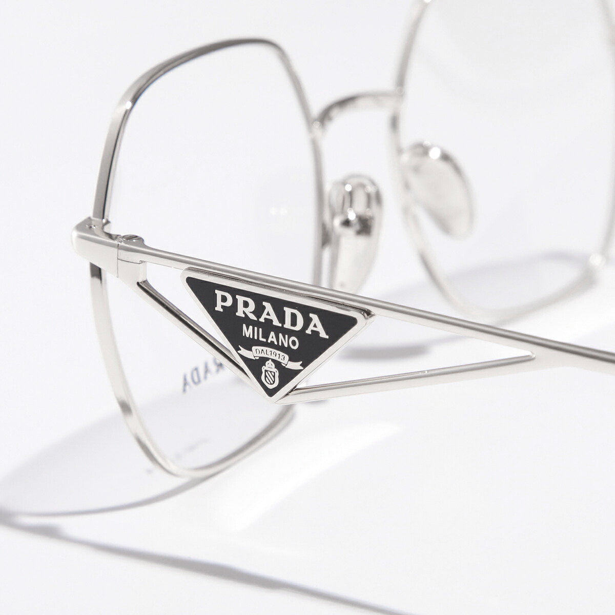 楽天市場】PRADA プラダ メガネ VPR 59Z メンズ ポリゴン型 細フレーム