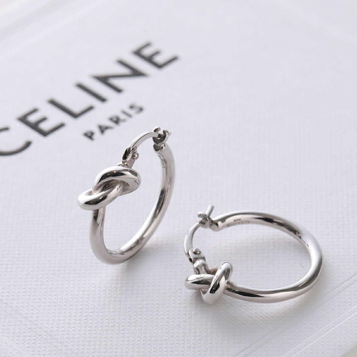 楽天市場】CELINE セリーヌ フープピアス Small Hoops スモール