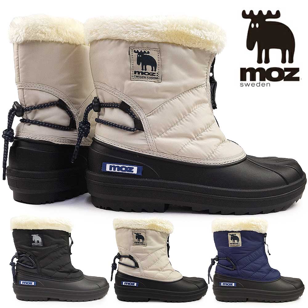 楽天市場】モズ スノーブーツ レディース MZ3980 防水 スパイク付
