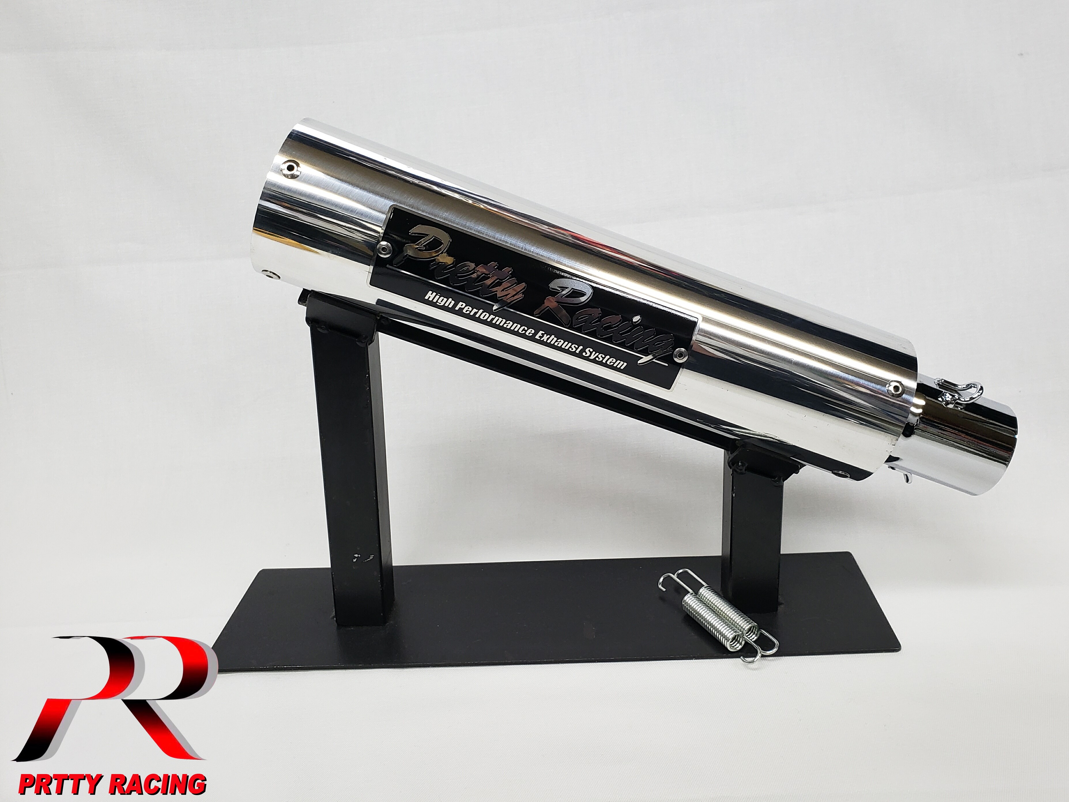 楽天市場】50.8π PRETTY製 アルミサイレンサー2 プレート付 バリオス