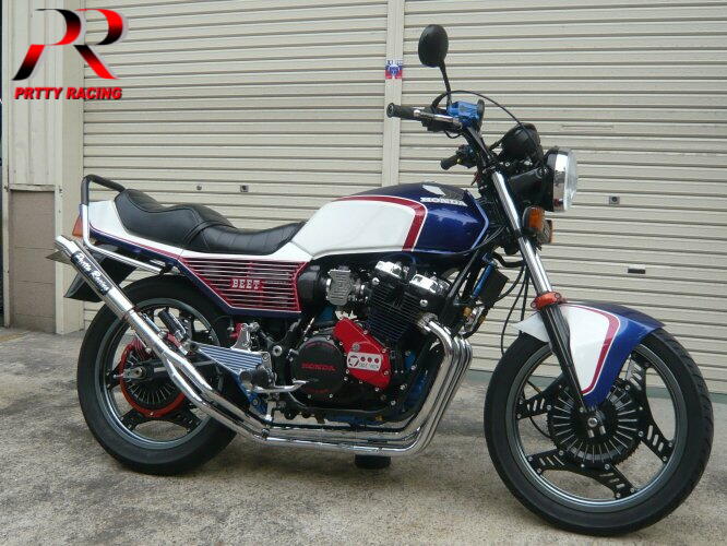 楽天市場】HONDA CBX400F 分割式 45π (爆) PRETTY管 マフラー