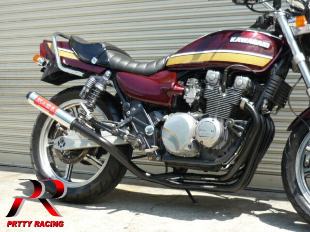 楽天市場】KAWASAKI ゼファー400/Χ 紀の国屋 分割式 45π 4-2-1管 黒