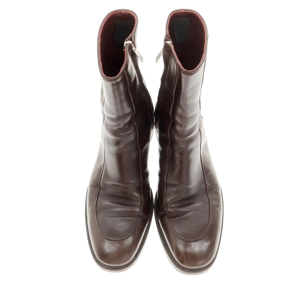 楽天市場】【中古】ハズバンズ HUSBANDS ジップアップ ブーツ ブラウン