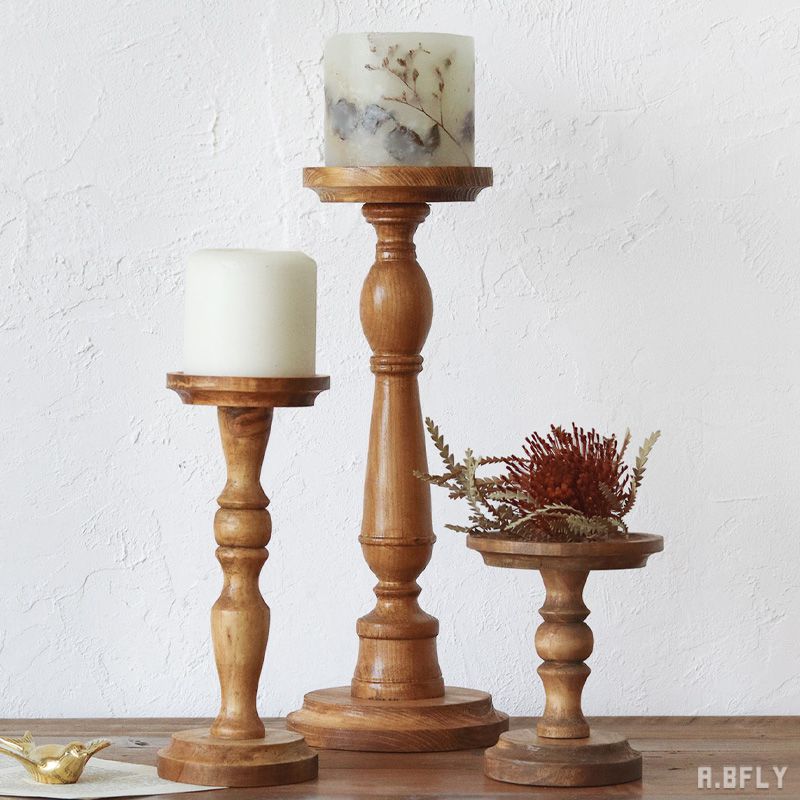 楽天市場】キャンドルスタンド ヴィンテージ風 ビンテージテイスト