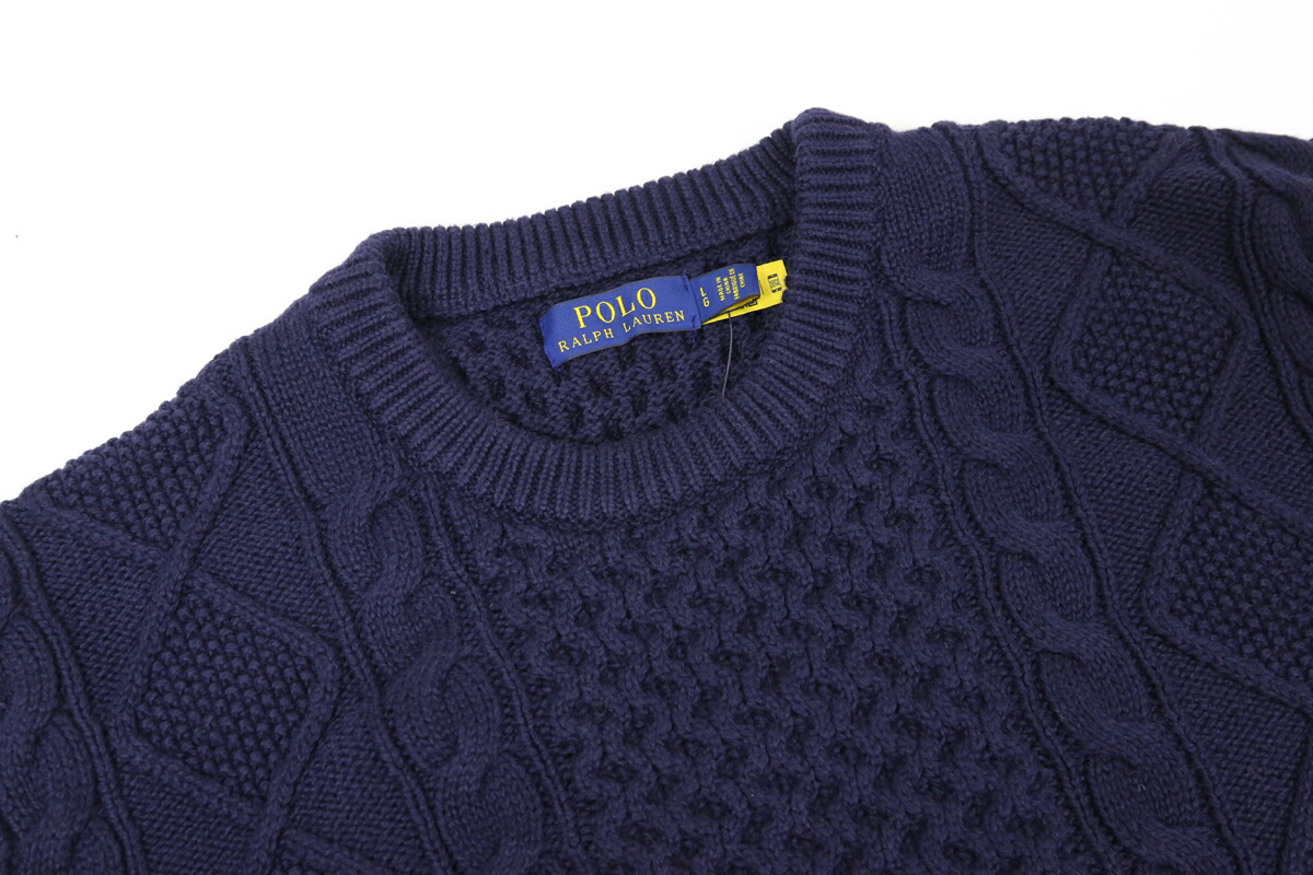 楽天市場】ポロ ラルフローレン メンズ コットン ケーブル