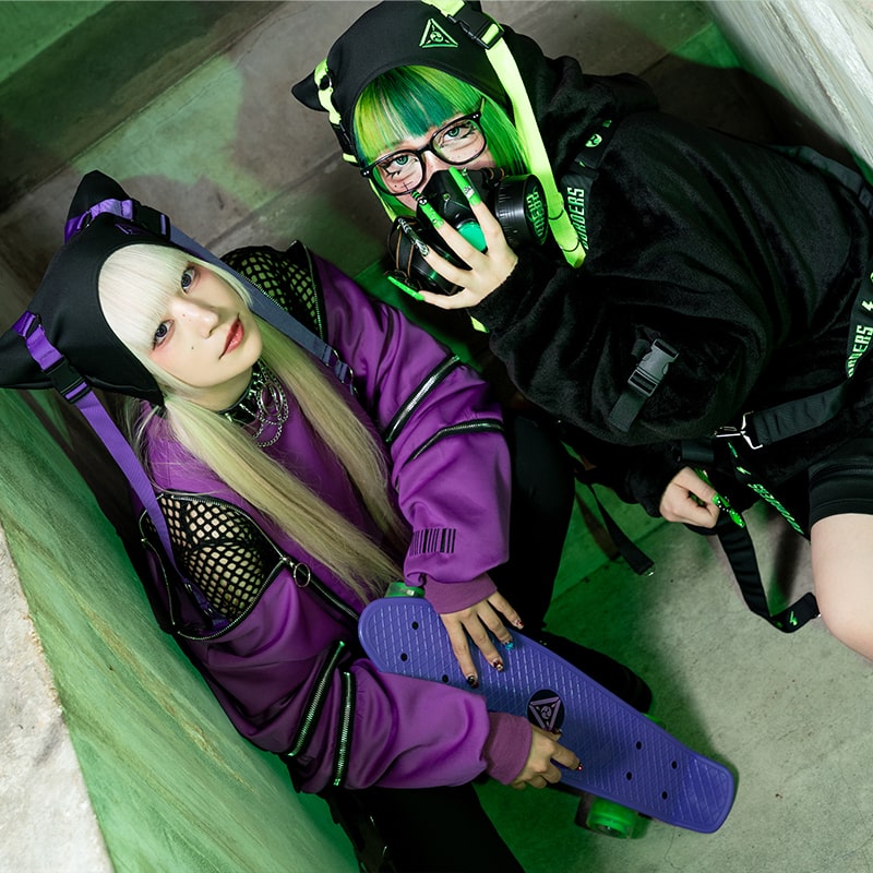 楽天市場】渦雷 ネコミミハット 帽子 猫耳 原宿 原宿系 ファッション