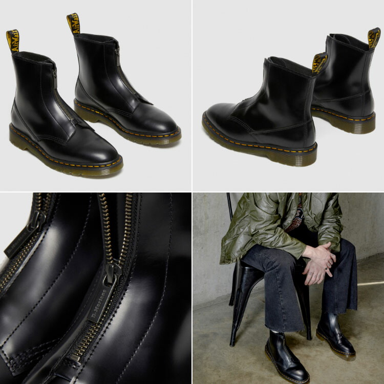 楽天市場】Dr.Martens ドクターマーチン レザーシューズ Cabbott Black