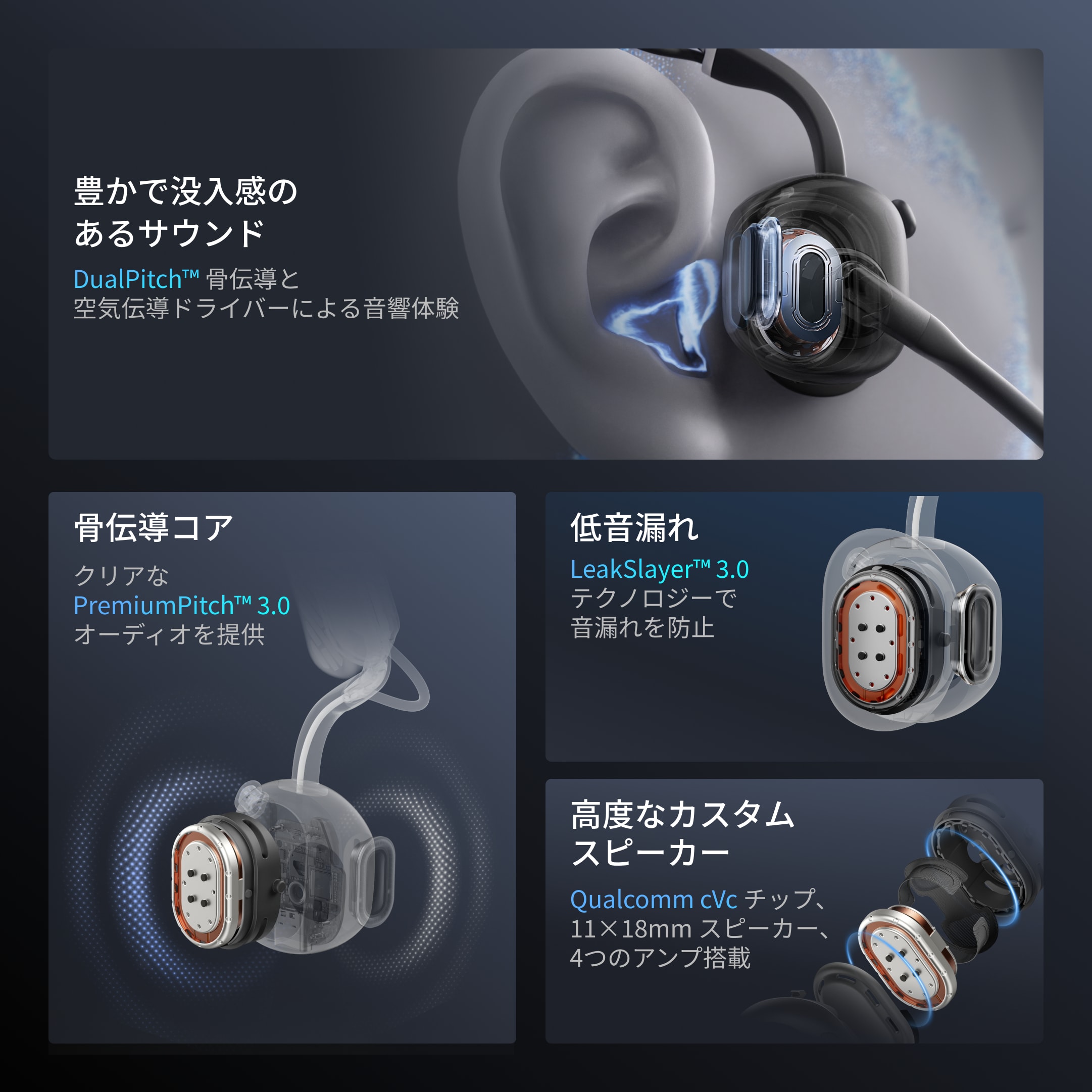 楽天市場】【公式】Shokz OpenMeet UC 骨伝導ヘッドセット アダプター