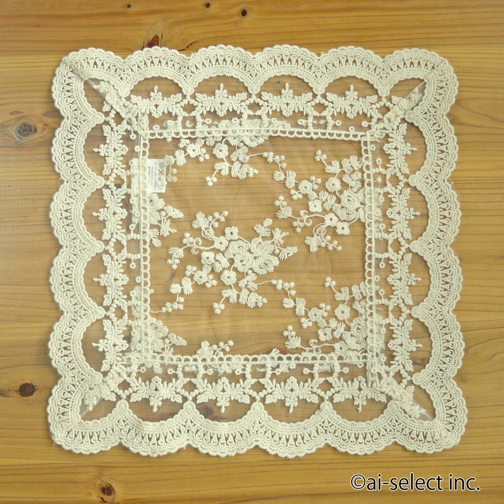 楽天市場】ai 人気 正方形 ドイリー 即納 淡いベールをイメージ