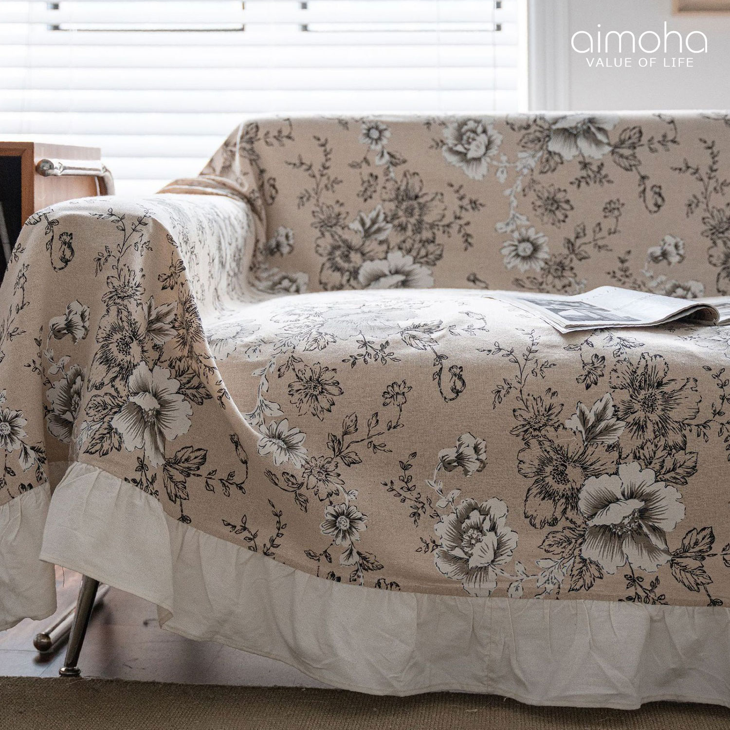 楽天市場】ソファーカバー マルチカバー ラグ おしゃれ アンティーク調