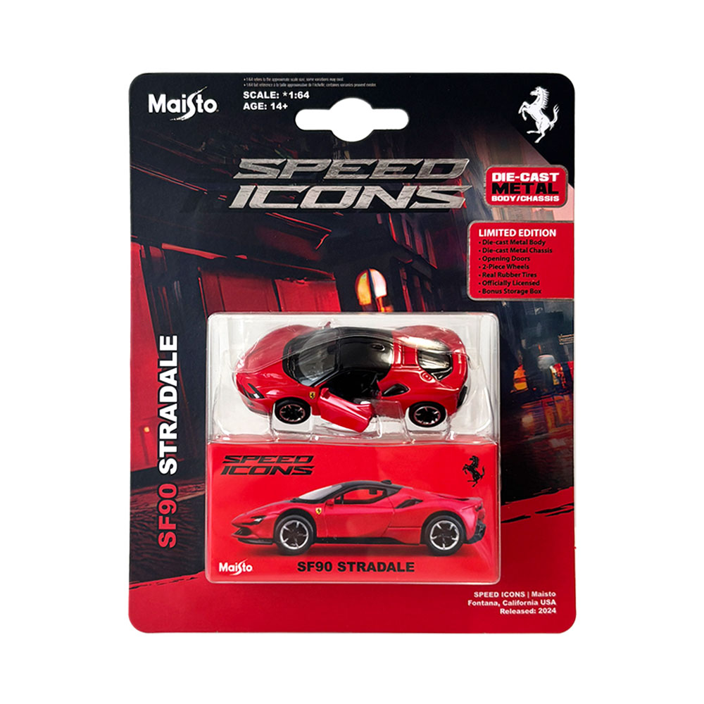 楽天市場】1/64 フェラーリ SF90 ストラダーレ レッド ミニカー ダイ