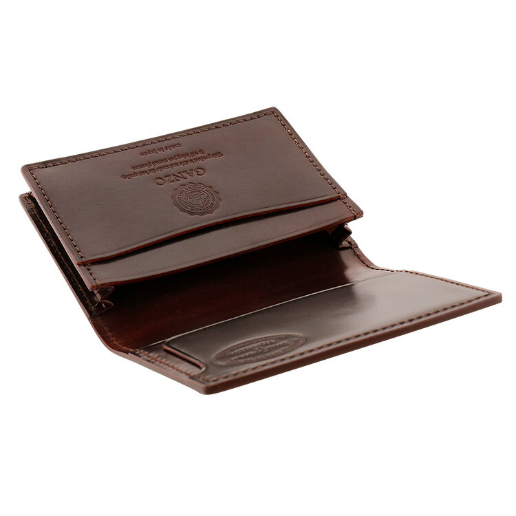 楽天市場】【GANZO】 ガンゾ Shell Cordovan 2 シェルコードバン2 名刺