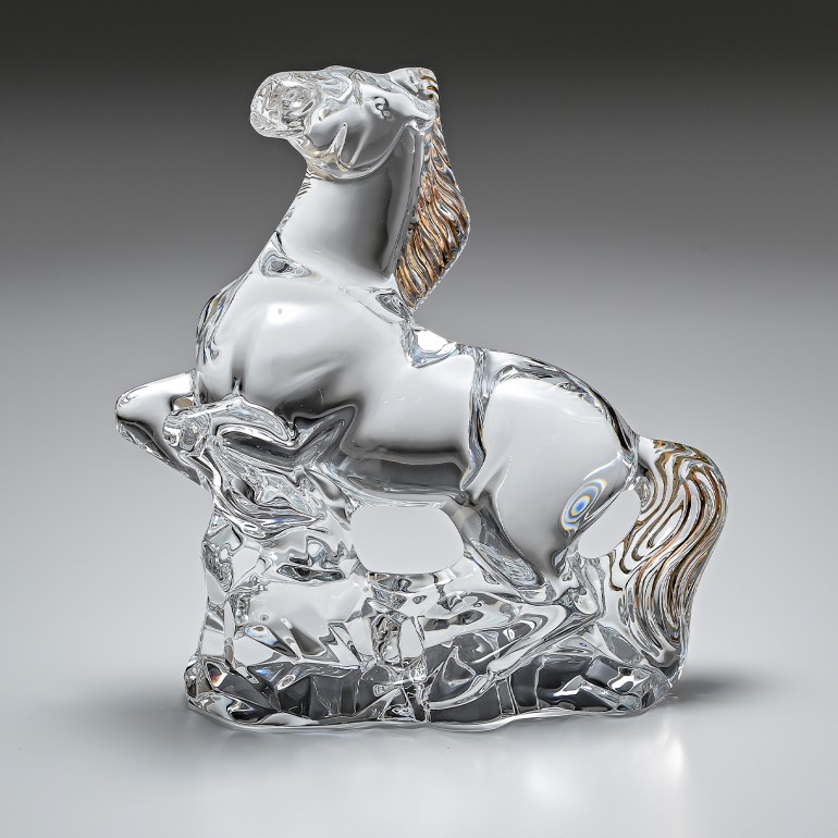 Baccarat バカラ ミニマルズ ポニー 馬 クリスタルガラス 置物 バカラ