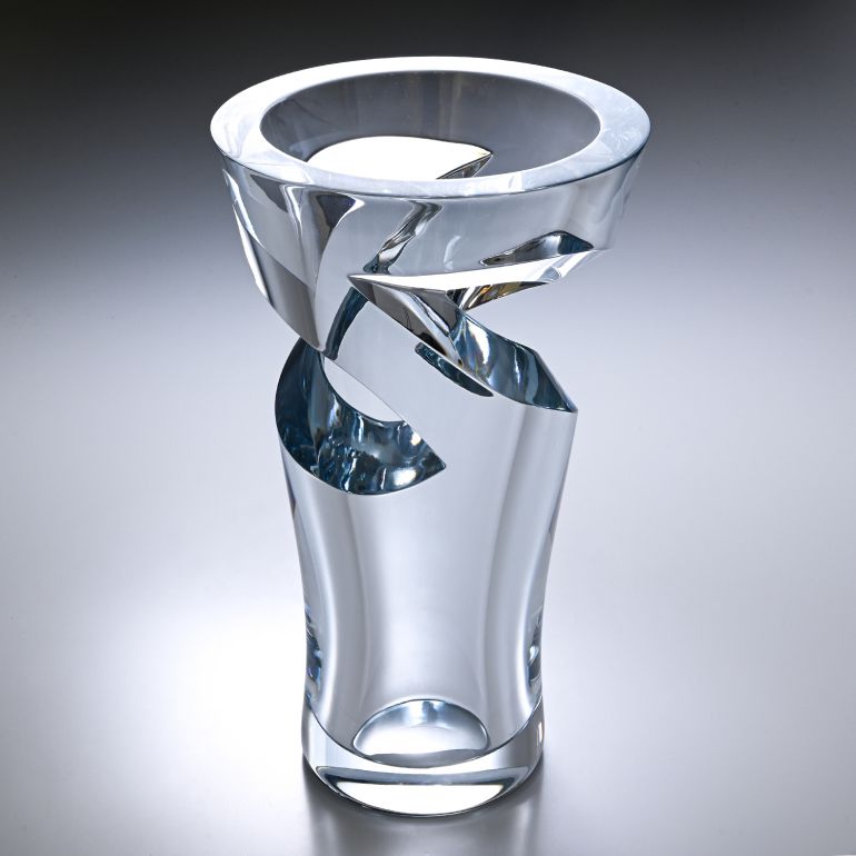 楽天市場】【名入れ可有料】バカラ Baccarat 花瓶 ベース トルネード