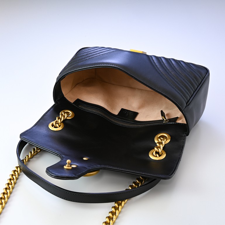 楽天市場】グッチ GUCCI バッグ レディース GGマーモント キルティング